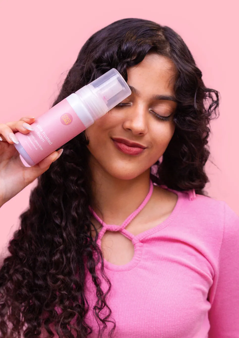 Pink Frosted Foam