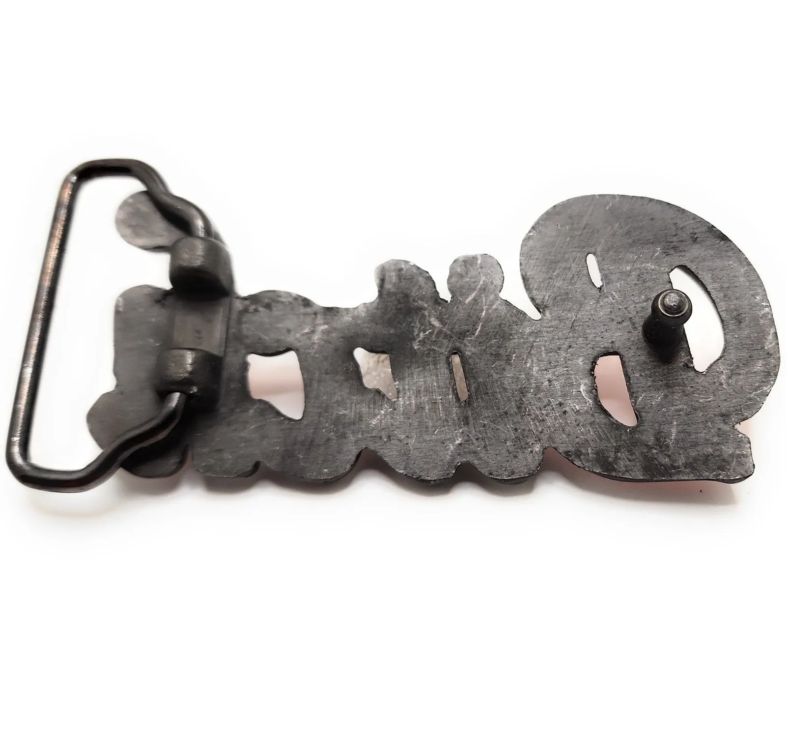 Pink Sparkly "Bitch" Belt Buckle with Rhinestone Funny