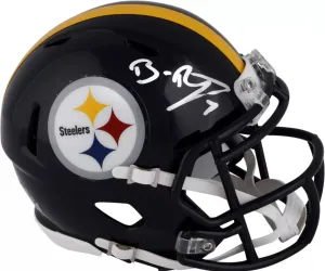 Pittsburgh Steelers Ben Roethlisberger Hand Signed Autographed Mini Helmet Fanatics COA