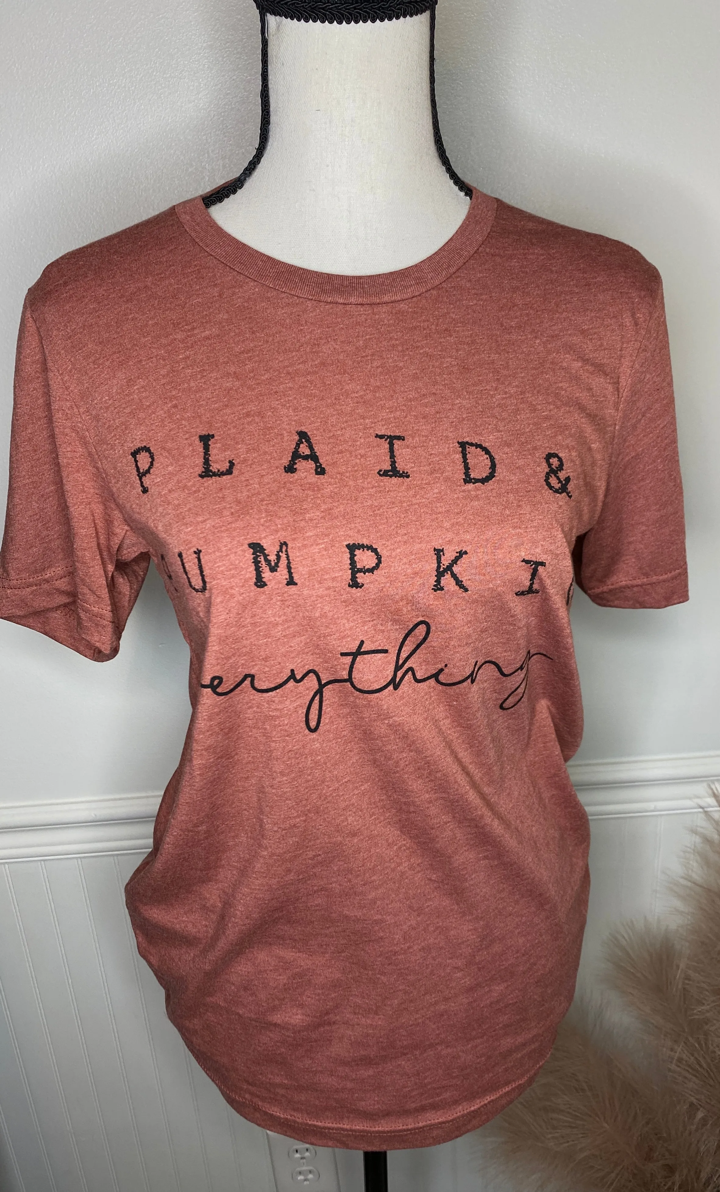 Plaid & Pumpkin Everything T-Shirt