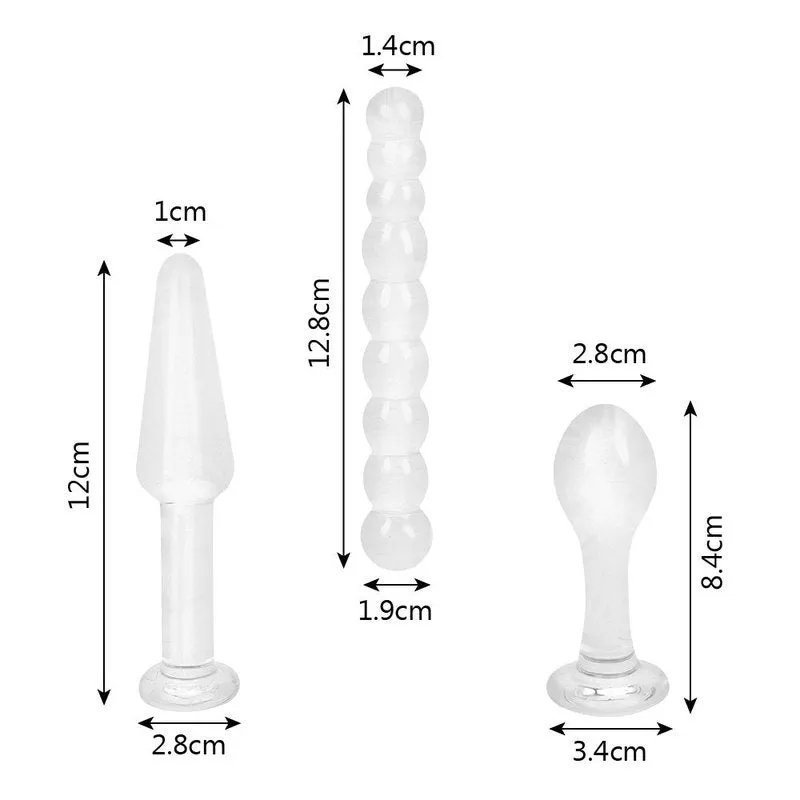 Plug Anal en Verre Glossy N°32