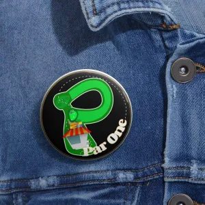 Plumskum Par One Lazy Golf Course Pin Buttons