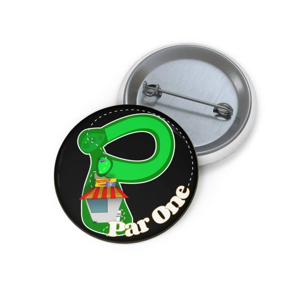 Plumskum Par One Lazy Golf Course Pin Buttons