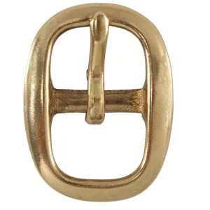 Polish Brass Swage Bridle Buckle (HRD0710)