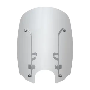 Polycarbonate 21 in. Quick Release Windshield, Chrome