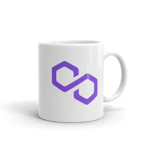 Polygon Matic glossy mug