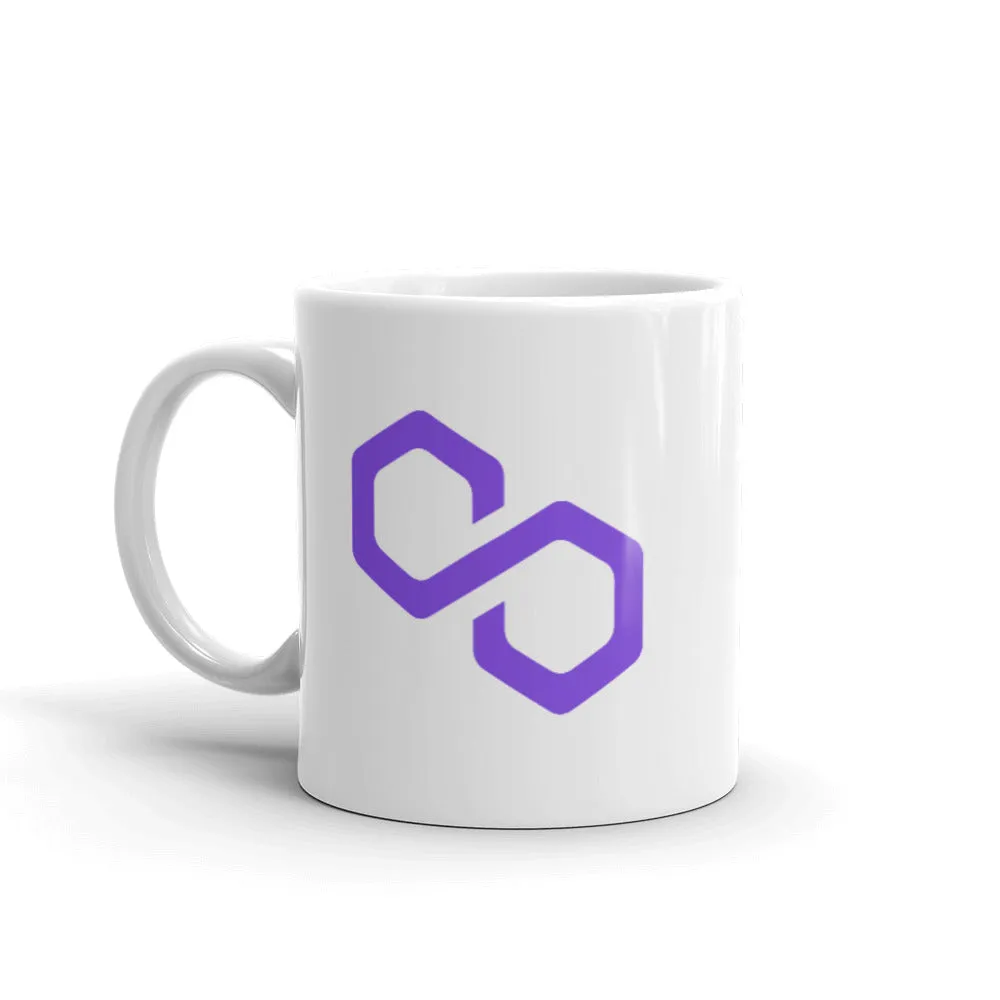 Polygon Matic glossy mug