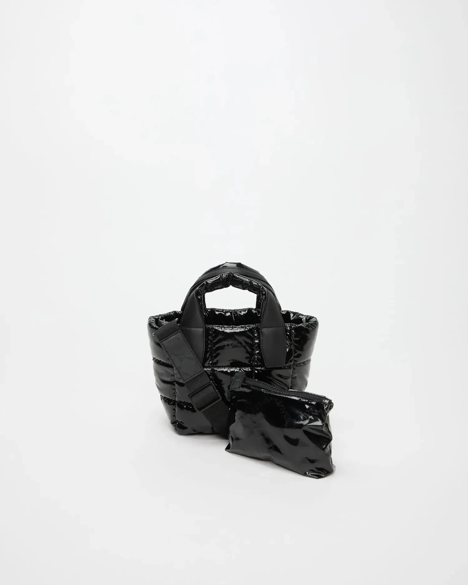 Porter Tote Mini Black Vinyl