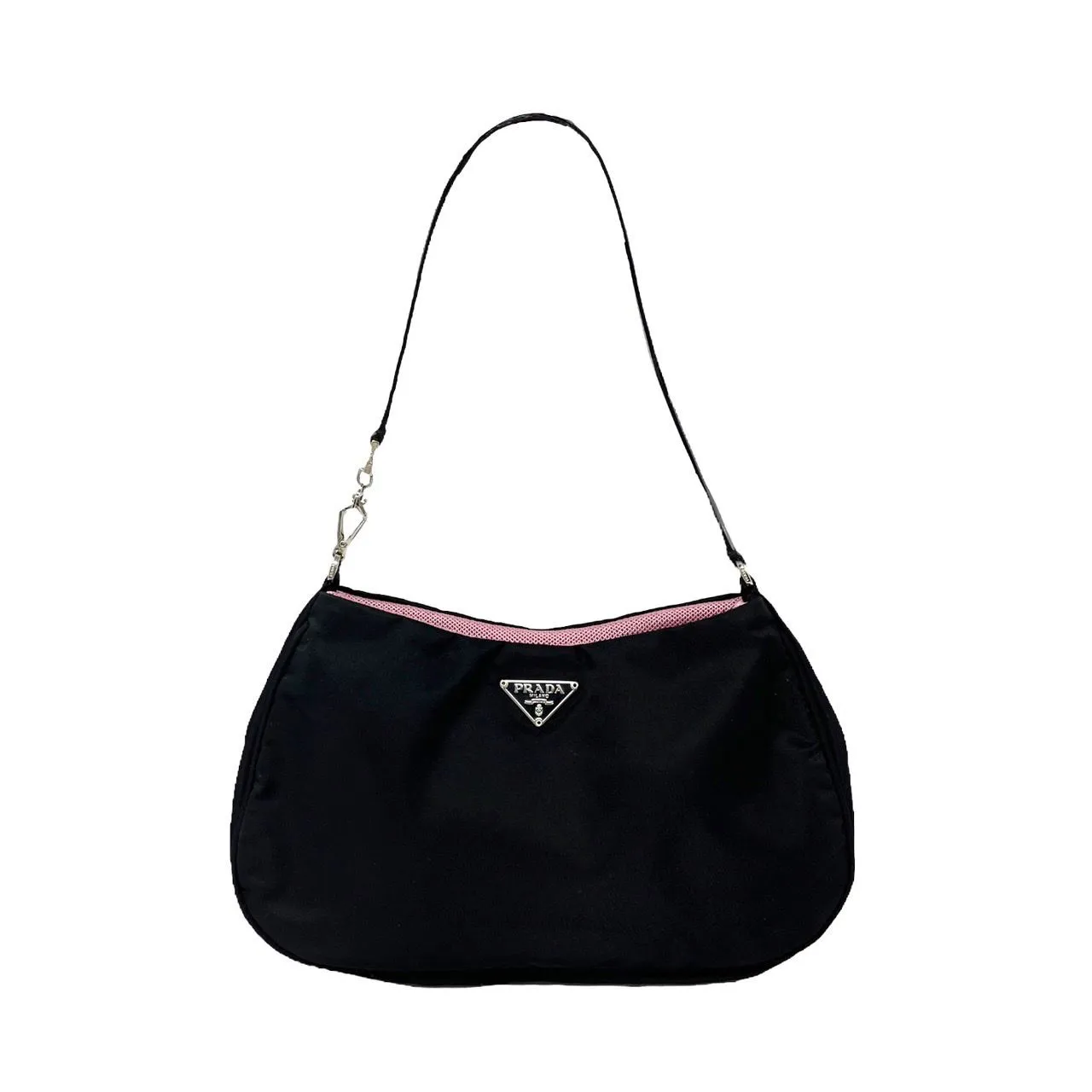Prada Black Nylon Mini Shoulder Bag
