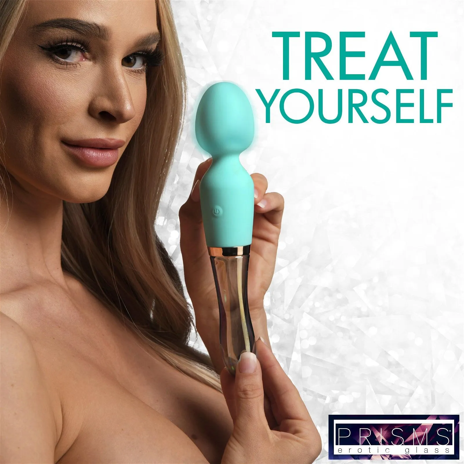 Prisms 10x Dual Ended Silicone & Glass Wand