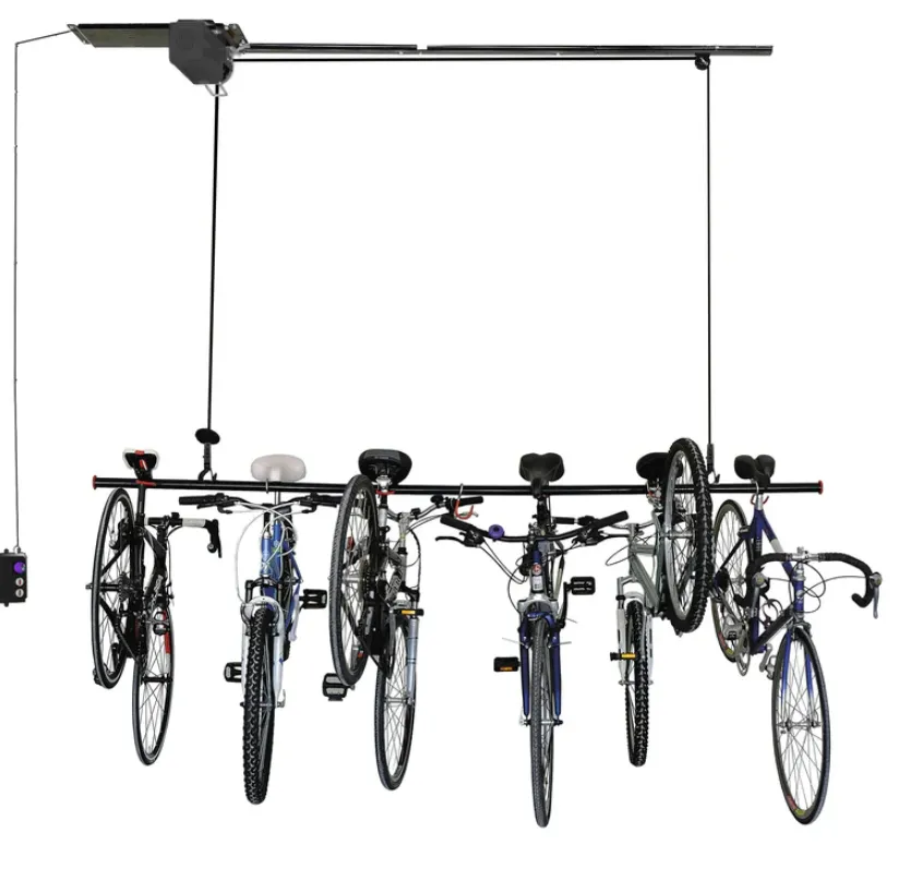 Proslat Garage Gator Power Storage Lift 8 Bicycle 220 lb Kit #68221