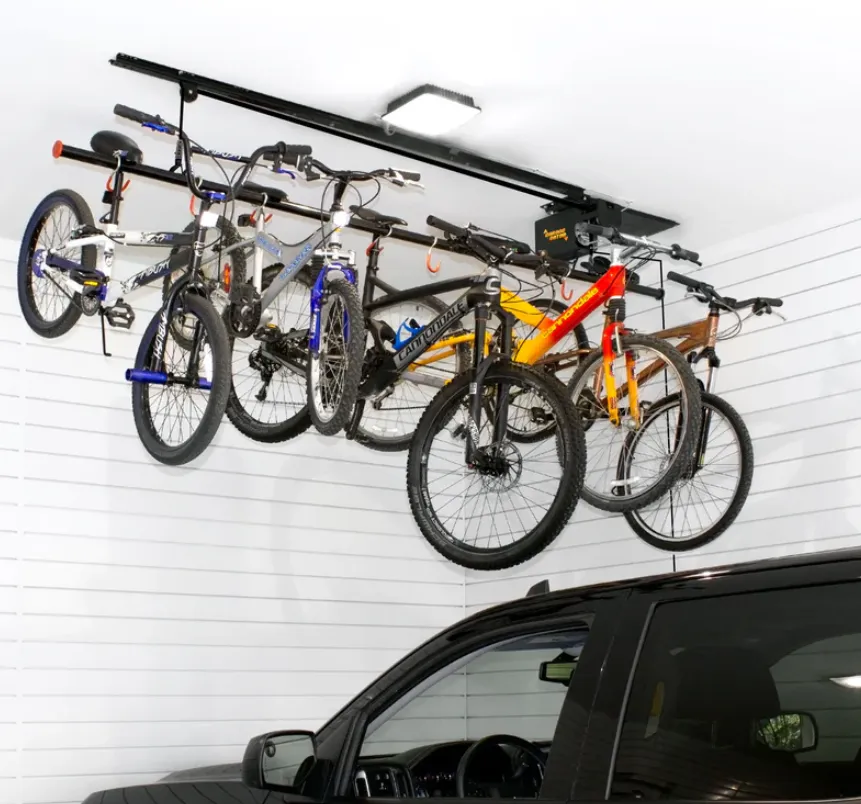 Proslat Garage Gator Power Storage Lift 8 Bicycle 220 lb Kit #68221