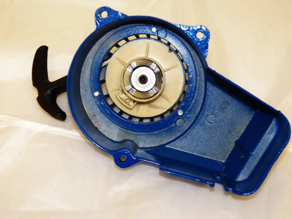 PU010 BLUE METAL PULL START FOR MINI MOTO / MINI DIRT BIKE / MOTO