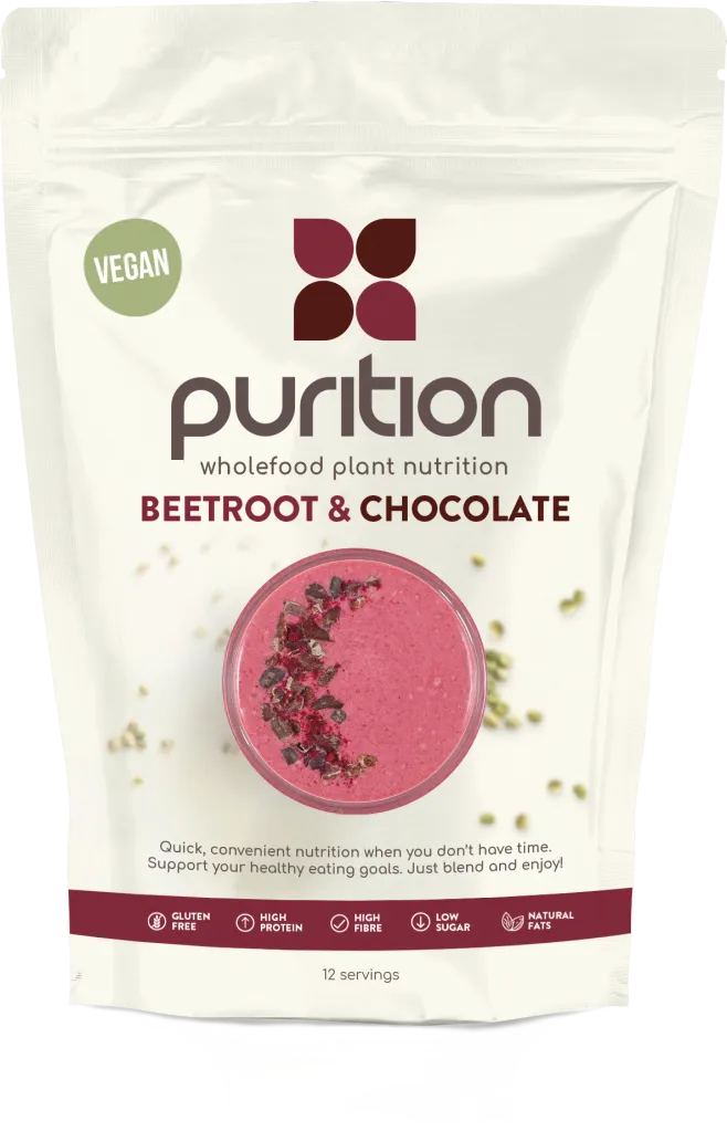 Purition VEGAN Wholefood Plant Nutrition Beetroot & Chocolate 500g
