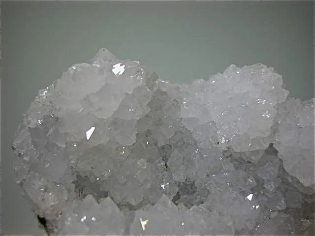 Quartz, attr: Sub-Rosiclare Level Deardorff Mine, Cave-in-Rock District Southern Illinois, Mined c. 1950s, Bynum Collection, Small Cabinet. 5.0 x 7.0 x 11.7 cm, $100.  Online 3/9/15 SOLD