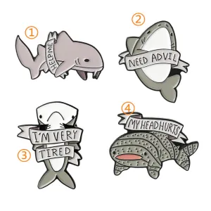 "CUTE SHARK" PIN Y021403