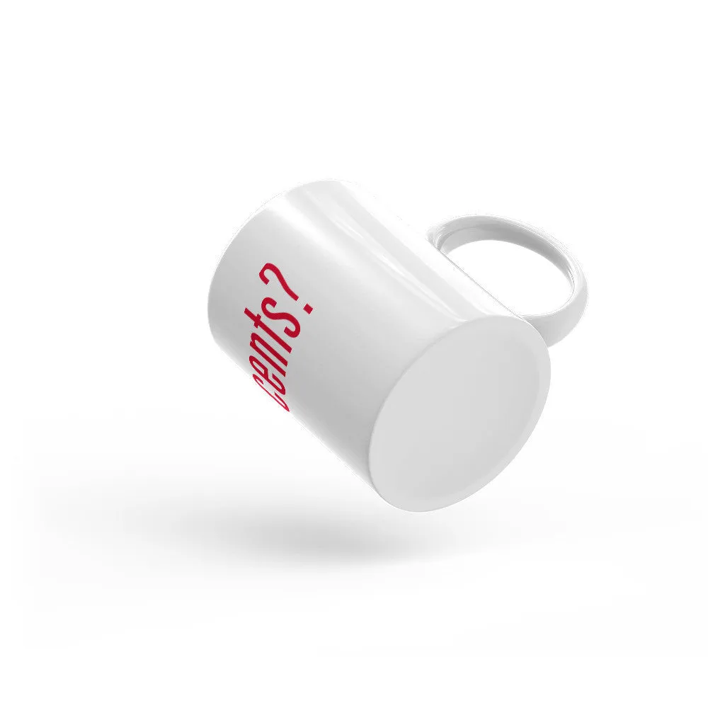 "Got Scents?" Ceramic Coffee Mug with Red Letters