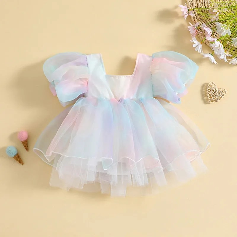 Rainbow Party Dress