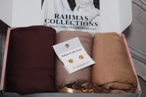 Ramadan  jersey Hijab Box :Earthy