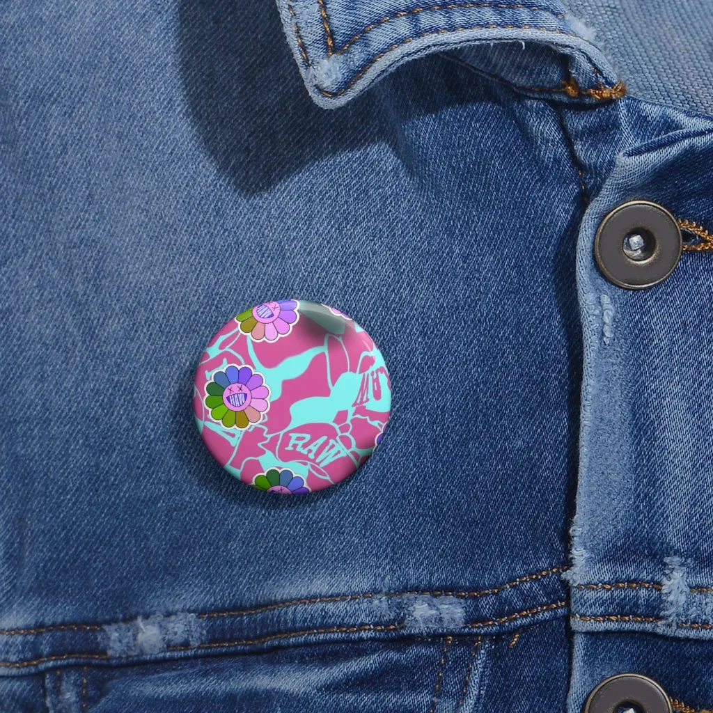 RAW SUSHI OG CAMO Pin Button