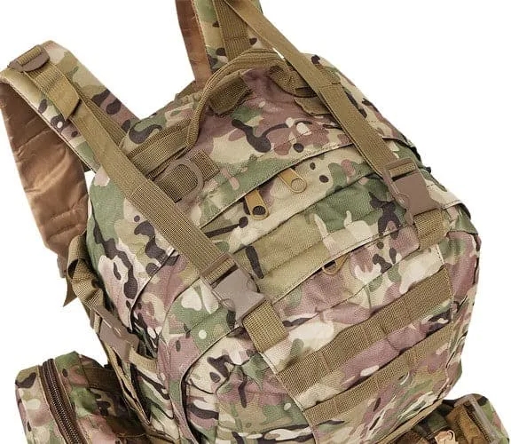 RECON GS2 MOLLE 600D Tactical  R72  3-day Assault Pack with 3 x Detachable Pouches