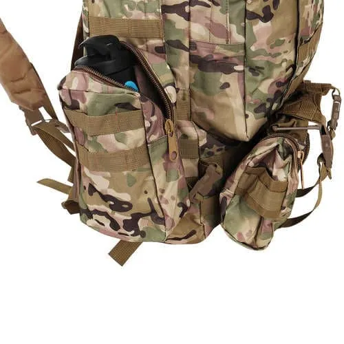 RECON GS2 MOLLE 600D Tactical  R72  3-day Assault Pack with 3 x Detachable Pouches