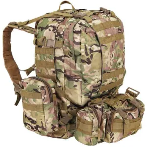 RECON GS2 MOLLE 600D Tactical  R72  3-day Assault Pack with 3 x Detachable Pouches