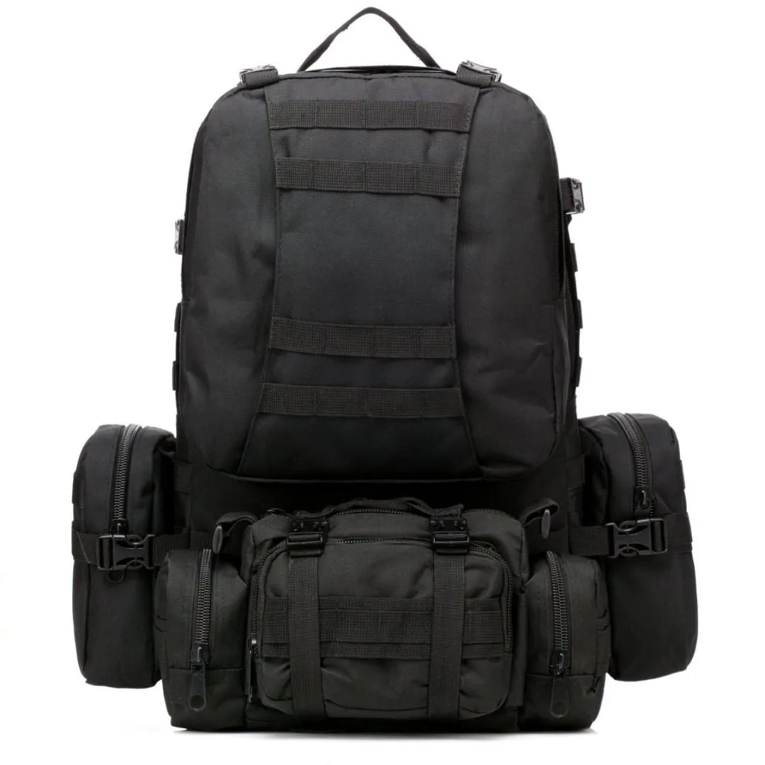 RECON GS2 MOLLE 600D Tactical  R72  3-day Assault Pack with 3 x Detachable Pouches