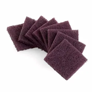 Reliable Abrasive Pad Set (8) Maroon