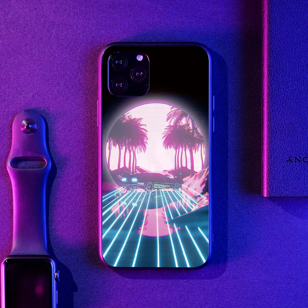 Retro Vibes LED Case for iPhone