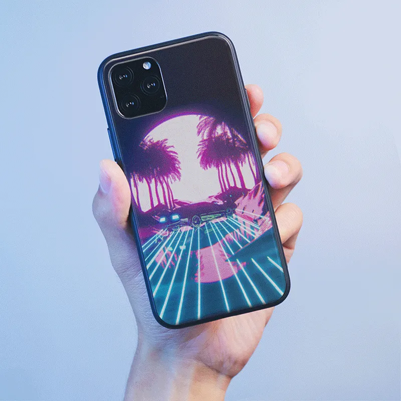 Retro Vibes LED Case for iPhone
