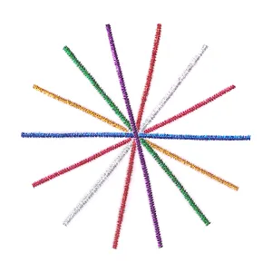 Roaa Glitter Craft Stems Pipe Cleaner Pack of 25