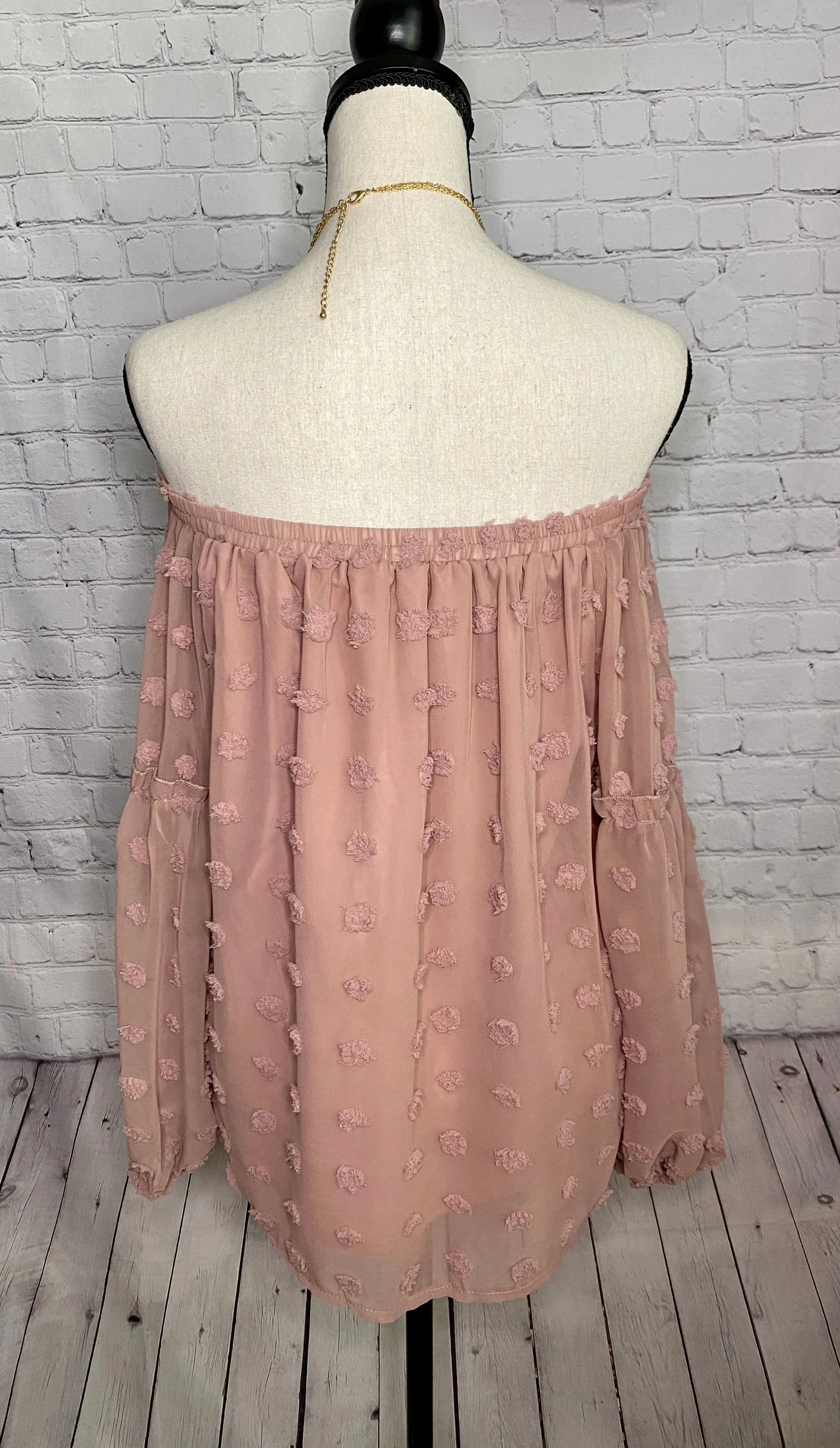 Rosé All Day Off The Shoulder Top