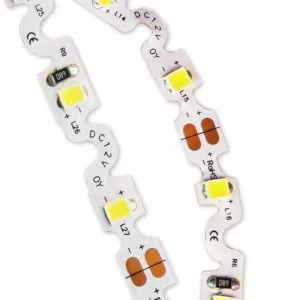 S-Type LED Strip | IP20 | 12v | 6mm | Cut every 41mm | 72LEDs p/m | 11.5w p/m | p/metre & reel