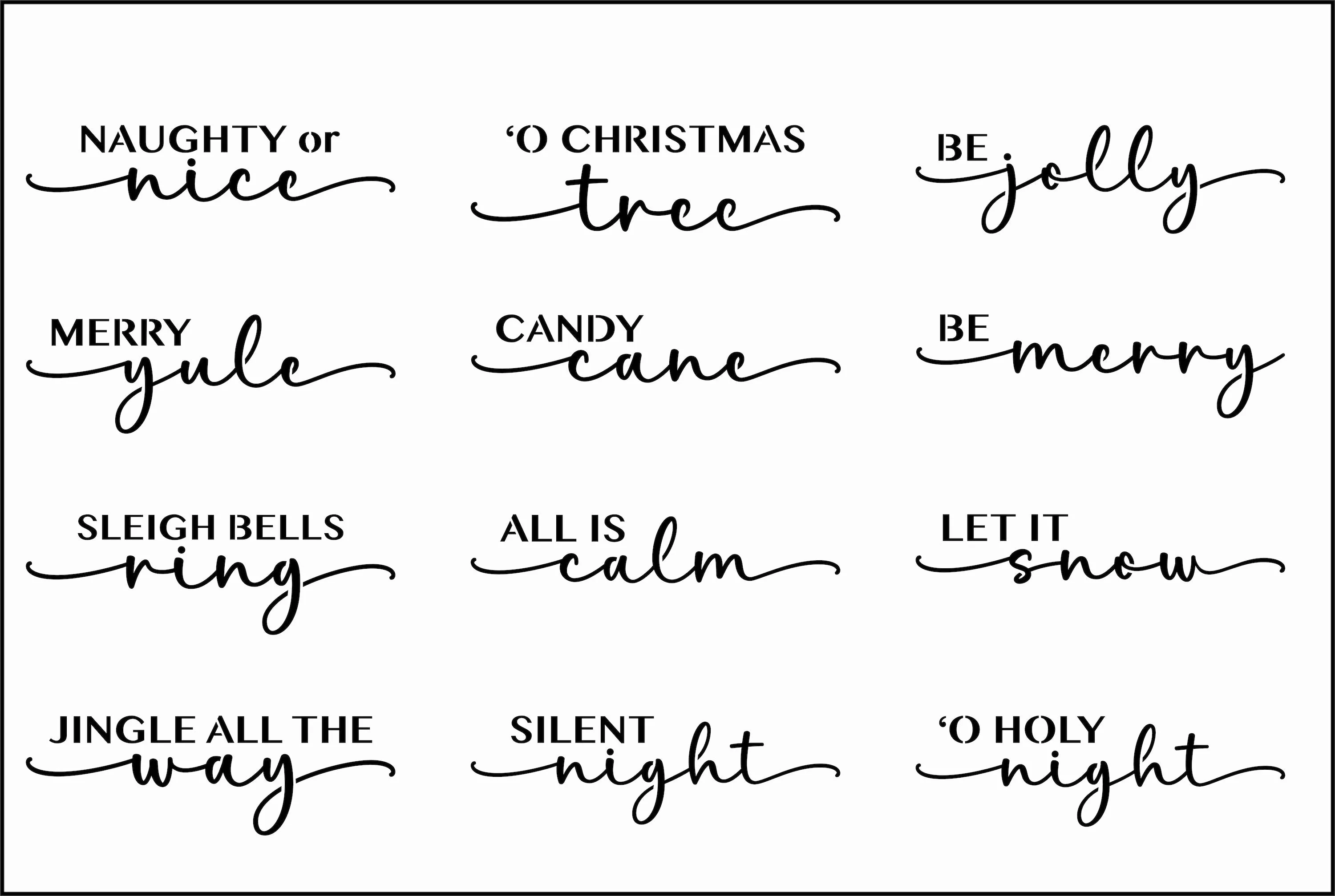 S0866 Small Sign Script Sayings -12 sayings - 10" options