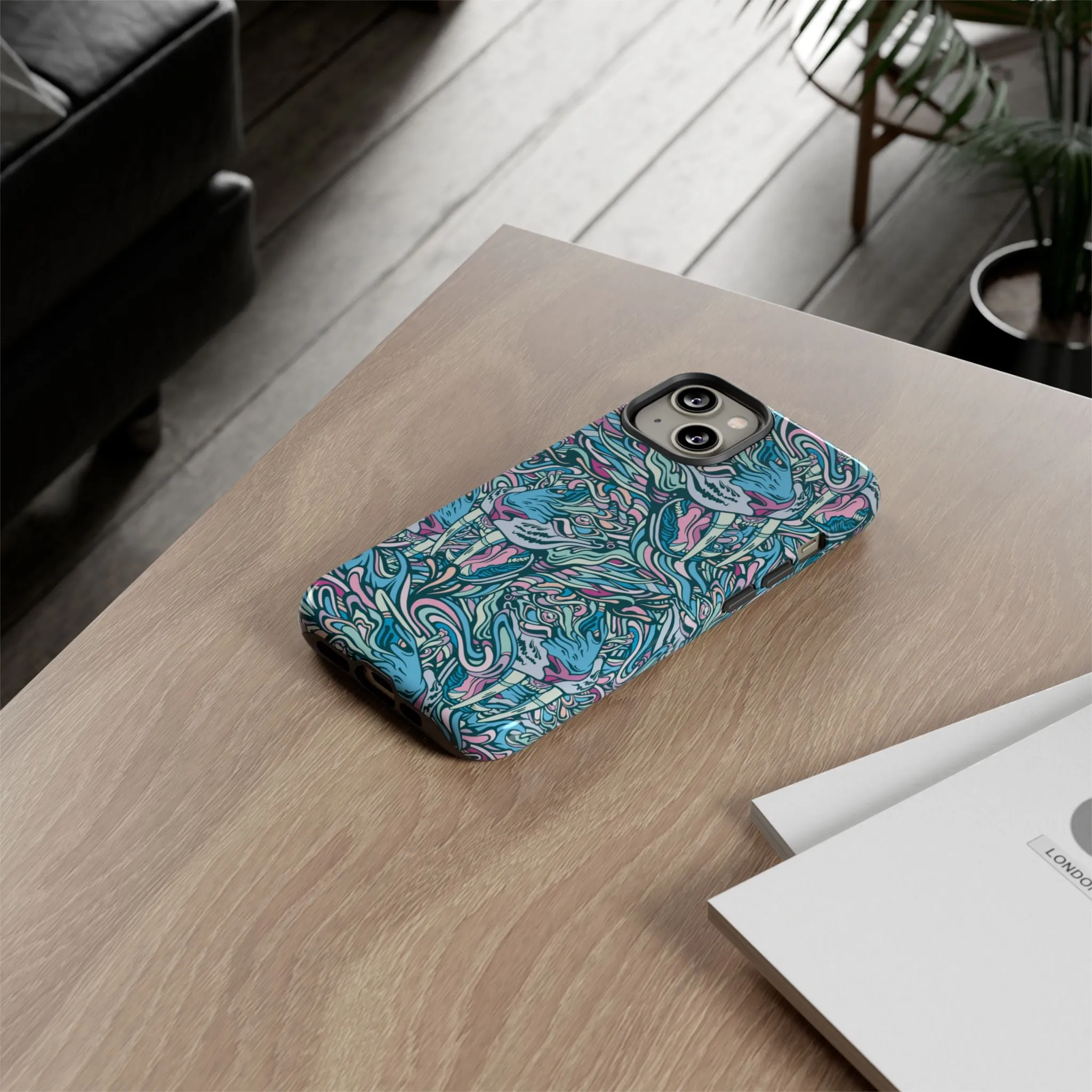 SABERTOOTH BY CHAYA AV PHONE CASE - iPHONE GALAXY PIXEL PHONE CASE