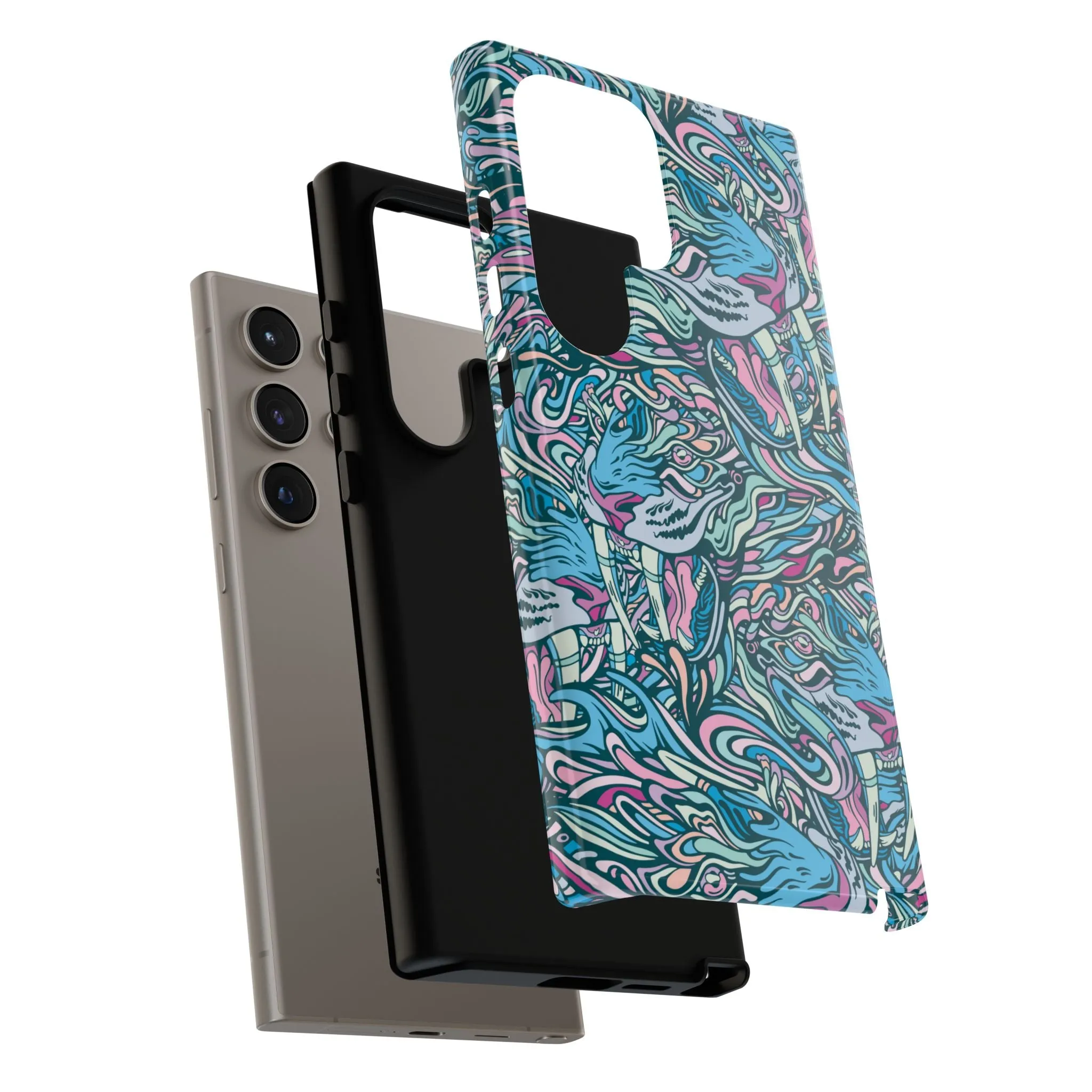 SABERTOOTH BY CHAYA AV PHONE CASE - iPHONE GALAXY PIXEL PHONE CASE