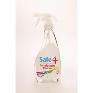Safe4 Disinfectant Cleaner - Clear, 500ml