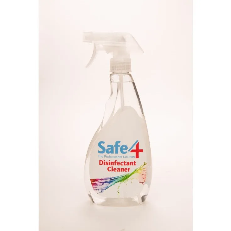 Safe4 Disinfectant Cleaner - Clear, 500ml