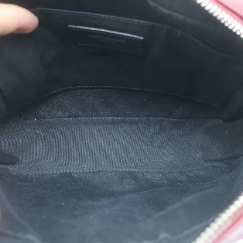 Saint Laurent Lou Medium Camera Bag Red Quilted Leather Crossbody