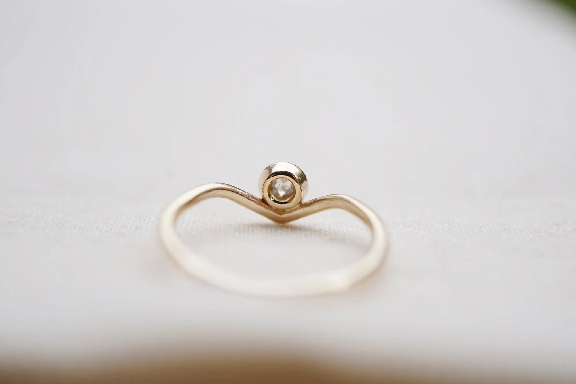 Salt and Pepper Diamond Pinky Ring