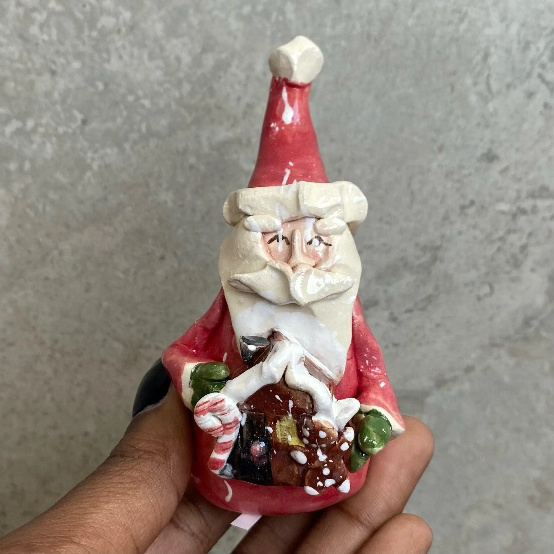 Santa Handmade Cute Christmas Decor