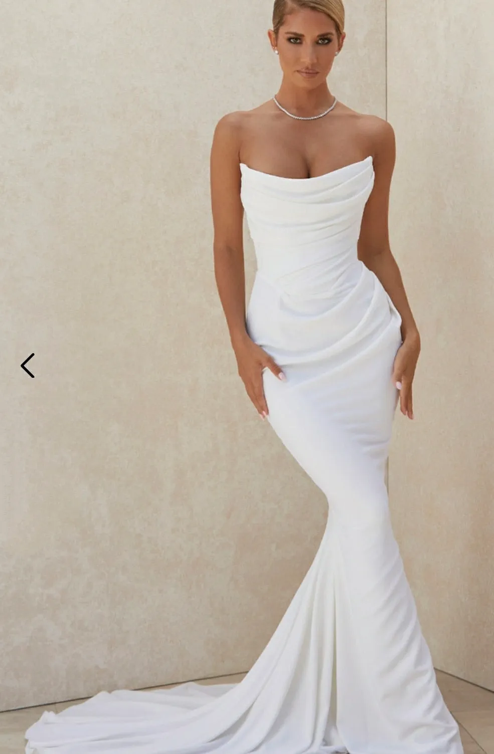 Satin  Stretchy Sleeveless Lace Up Back Dress