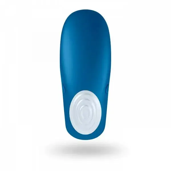 Satisfyer Pro Silicone Blue Bendable Rechargeable Vibrator with 10-functions