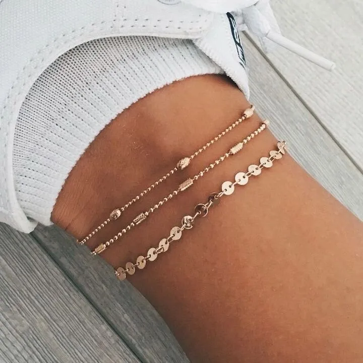 SEQUIN ANKLET