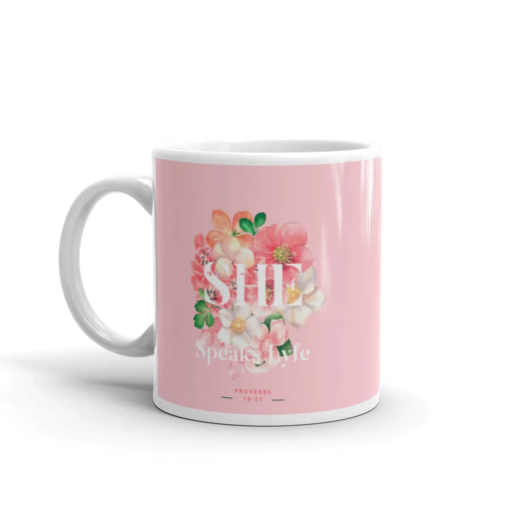 She Speaks Lyfe SIgnature Mug