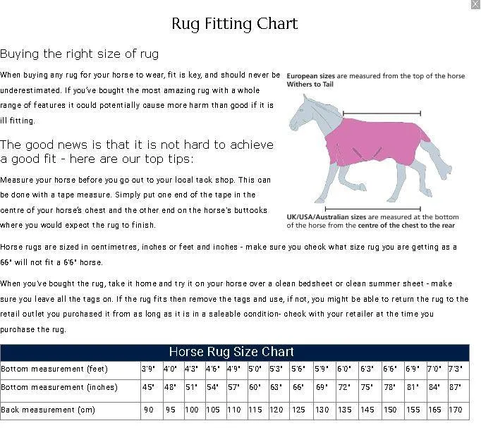 Shires Tempest Plus Lite Stable Rug
