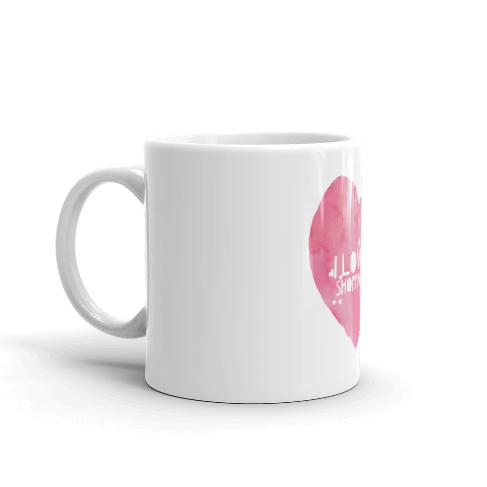 Shop Life™ I Love Shopping Mug