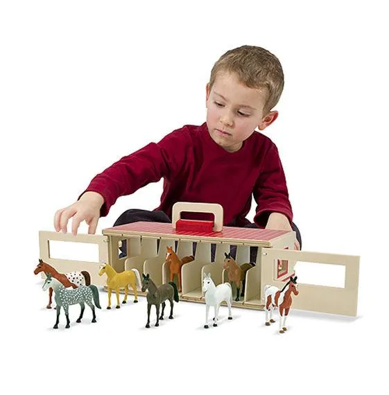 Show-Horse Stable Play Set