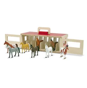 Show-Horse Stable Play Set